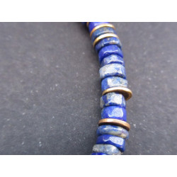 Bracelet en lapis lazuli brute