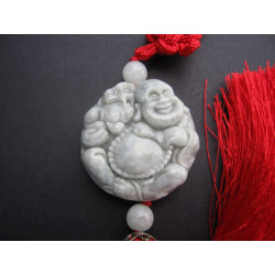 Amulette de protection bouddha en jade 