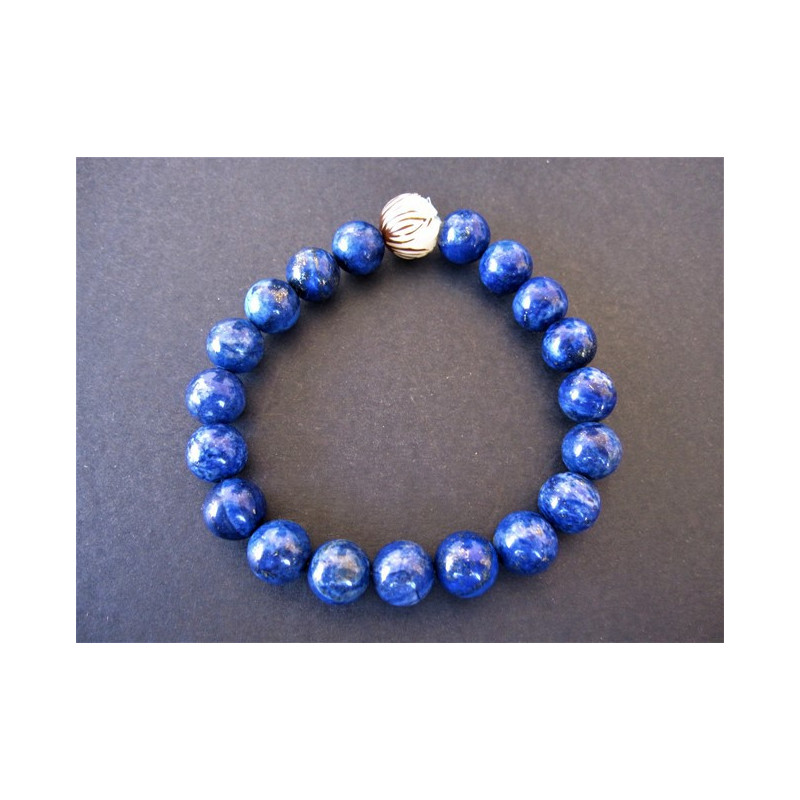 Bracelet pour homme en lapis lazuli